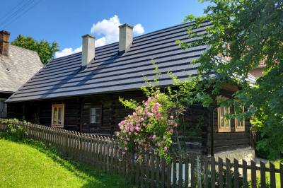 Exteriér ubytovania v obci Liptovské Matiašovce, Drevenica Jurošík, Liptovské Matiašovce