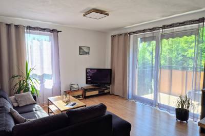 Obývacia izba s TV, Apartmán Senica, Senica