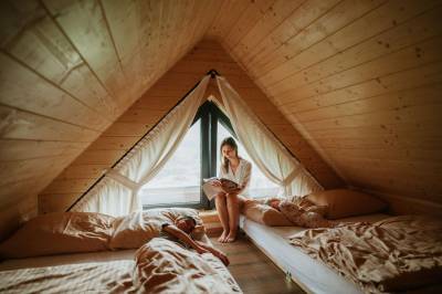 Spálňa, Zrub Azarka, Beňuš