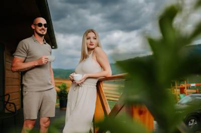 Exteriér ubytovania v obci Beňuš, Zrub Azarka, Beňuš