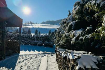 Exteriér v obci Reľov, Dovolenkový Dom Lutra Montana Pieniny***, Reľov