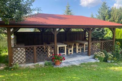 Altánok so sedením, Dovolenkový Dom Lutra Montana Pieniny***, Reľov