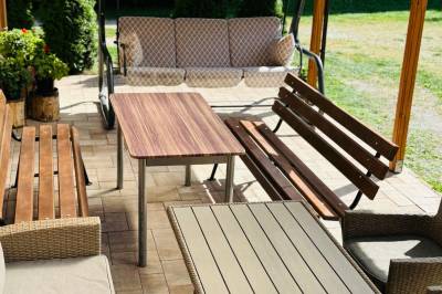 Altánok so sedením, Dovolenkový Dom Lutra Montana Pieniny***, Reľov