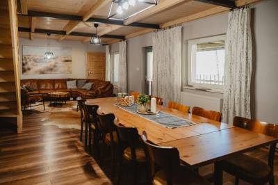 Jedáleň, Chata Pekný les, Horné Hámre