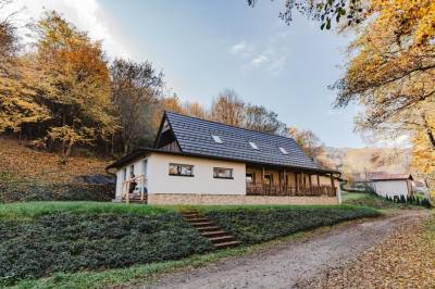 Exteriér ubytovania v obci Horné Hámre, Chata Pekný les, Horné Hámre