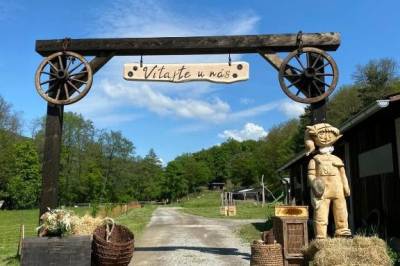 Exteriér ubytovania v obci Horné Hámre, Chata Pekný les, Horné Hámre