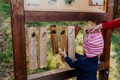 Náučný chodník, Chata Pekný les, Horné Hámre