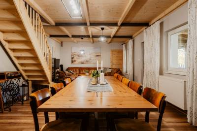 Jedáleň, Chata Pekný les, Horné Hámre