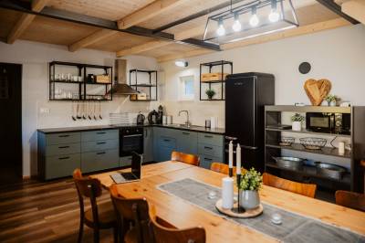 Plne vybavená kuchyňa, Chata Pekný les, Horné Hámre