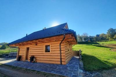 Exteriér ubytovania v obci Korytárky, Chatky Korytárky, Korytárky