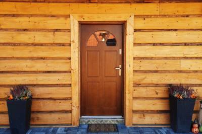 Exteriér ubytovania v obci Korytárky, Chatky Korytárky, Korytárky