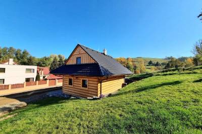 Exteriér ubytovania v obci Korytárky, Chatky Korytárky, Korytárky