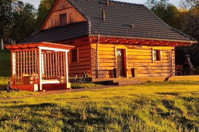 Exteriér ubytovania v obci Korytárky, Chatky Korytárky, Korytárky