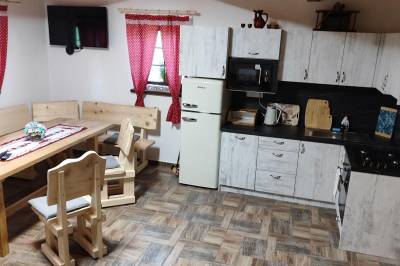 Plne vybavená kuchyňa, Chatky Korytárky, Korytárky