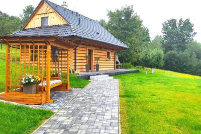 Exteriér ubytovania v obci Korytárky, Chatky Korytárky, Korytárky