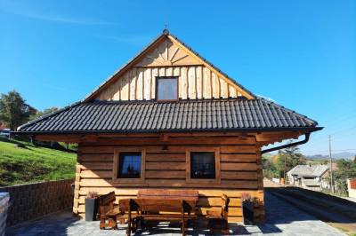 Exteriér ubytovania v obci Korytárky, Chatky Korytárky, Korytárky