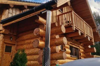 Exteriér ubytovania v obci Kostolná Ves, Kanadský zrub, Kostolná Ves