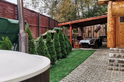 Altánok s kaďou a vírivkou, Kanadský zrub, Kostolná Ves