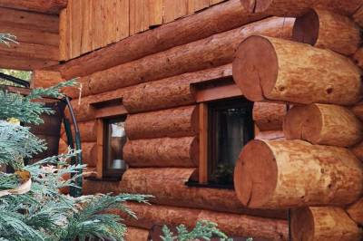 Exteriér ubytovania v obci Kostolná Ves, Kanadský zrub, Kostolná Ves