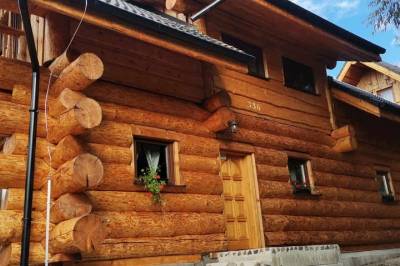 Exteriér ubytovania v obci Kostolná Ves, Kanadský zrub, Kostolná Ves