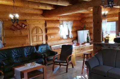 Obývačka s gaučami, Kanadský zrub, Kostolná Ves