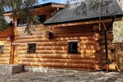 Exteriér ubytovania v obci Kostolná Ves, Kanadský zrub, Kostolná Ves