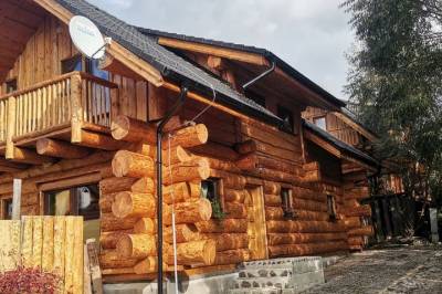 Exteriér ubytovania v obci Kostolná Ves, Kanadský zrub, Kostolná Ves