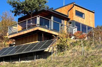 Exteriér ubytovania v Novej Ľubovni, Chata Dorotka na sosne, Nová Ľubovňa