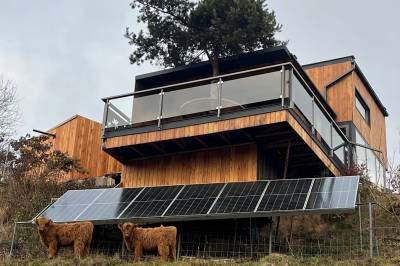 Exteriér ubytovania v Novej Ľubovni, Chata Dorotka na sosne, Nová Ľubovňa