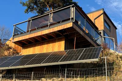 Exteriér ubytovania v Novej Ľubovni, Chata Dorotka na sosne, Nová Ľubovňa