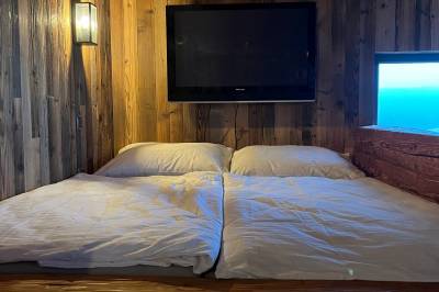 Spálňa na poschodí, Chata Dorotka na sosne, Nová Ľubovňa