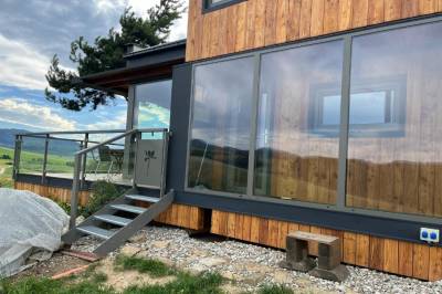 Exteriér ubytovania v Novej Ľubovni, Chata Dorotka na sosne, Nová Ľubovňa