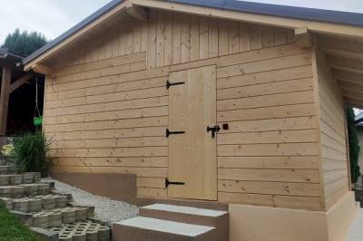 Exteriér ubytovania v Čiernom Balogu, Chalupa Aja, Čierny Balog