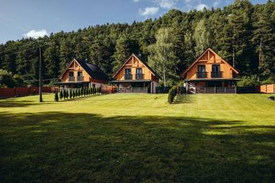 Exteriér ubytovania vo Valči, Chaty ForRest, Valča