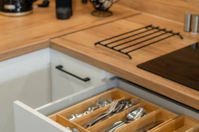 Vybavenie kuchyne, Chaty ForRest, Valča