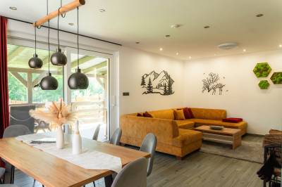 Interiér, Chaty ForRest, Valča