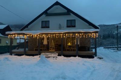 Exteriér ubytovania v obci Mlynky, Chata u Jozefa Mlynky, Mlynky