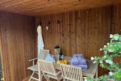 Terasa so sedením, Chata u Jozefa Mlynky, Mlynky