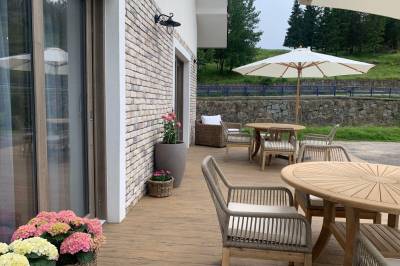 Terasa so sedením, Chata u Jozefa Mlynky, Mlynky