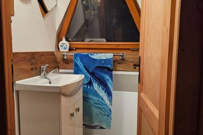 Vybavenie kúpeľne, Chata na Hornej 125, Osrblie