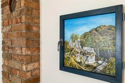 Dekorácie, Chalupa v záhrade, Turčianske Teplice