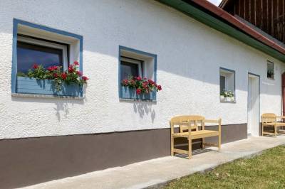 Exteriér ubytovania v Turčianskych Tepliciach, Chalupa v záhrade, Turčianske Teplice