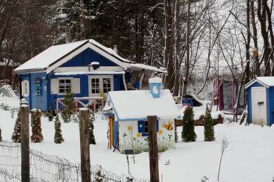 Exteriér ubytovania v obci Leštiny, Chatka Kolibaba, Leštiny