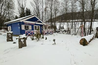 Exteriér ubytovania v obci Leštiny, Chatka Kolibaba, Leštiny