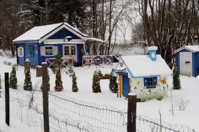 Exteriér ubytovania v obci Leštiny, Chatka Kolibaba, Leštiny