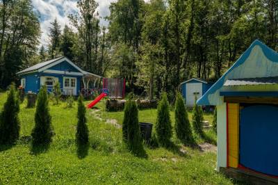 Exteriér ubytovania v obci Leštiny, Chatka Kolibaba, Leštiny