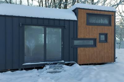 Exteriér ubytovania v obci Leštiny, Anciasglamp, Leštiny