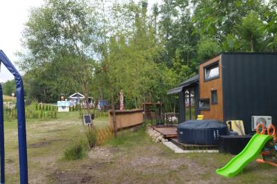 Exteriér ubytovania v obci Leštiny, Anciasglamp, Leštiny