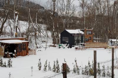 Exteriér ubytovania v obci Leštiny, Anciasglamp, Leštiny