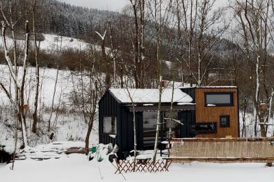 Exteriér ubytovania v obci Leštiny, Anciasglamp, Leštiny